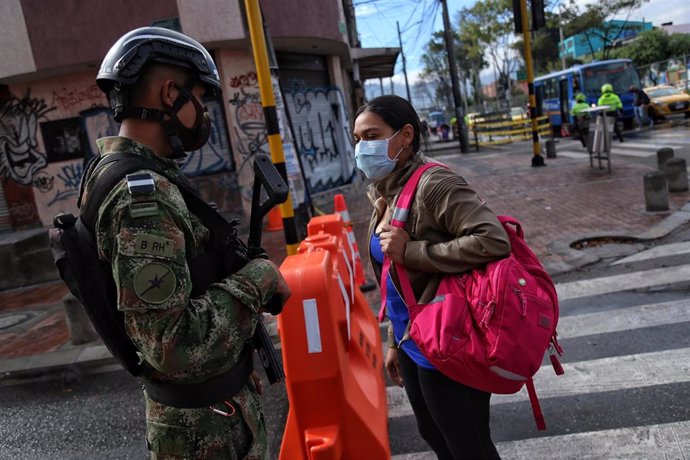 Coronavirus en Bogotá, Colombia. 