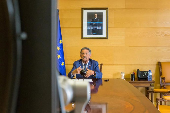 12:30 Horas. Gobierno De Cantabria. El Presidente De Cantabria, Miguel Ángel Revilla, Preside La Comisión De Desescalada. 5 De Junio De 2020  Raúl Lucio