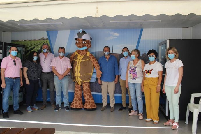 Sanitarios visitan la Geoda de Pulpí en su reapertura