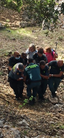 Rescate de una senderista en la Sierra de Cazorla