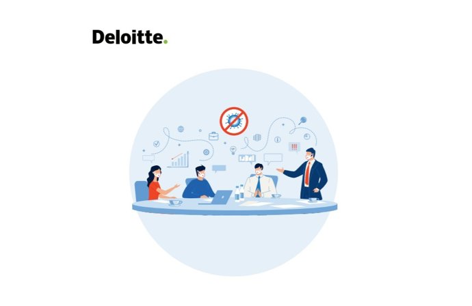 Portada del informe de Deloitte sobre la situación del sector asegurador español a raíz de la crisis del Covid-19.