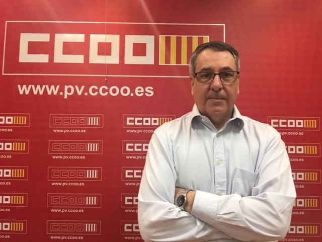 El secretario general de CCOO PV, Arturo León. (Imagen de archivo)