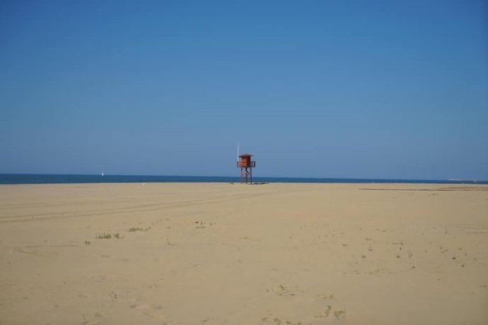 Una de las playas de Ayamonte.