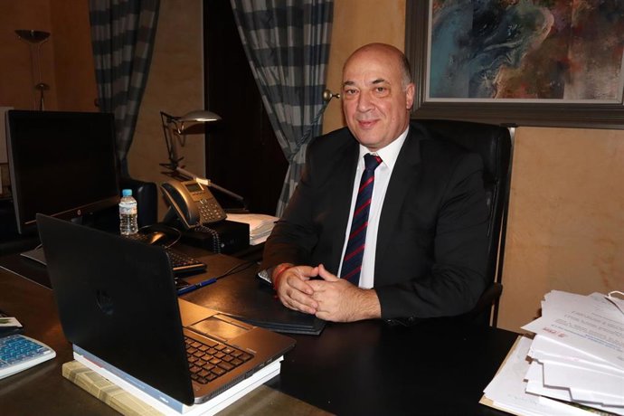 El presidente de la Diputación de Córdoba, Antonio Ruiz, durante su intervención en el webinar sobre la gestión del Covid-19.