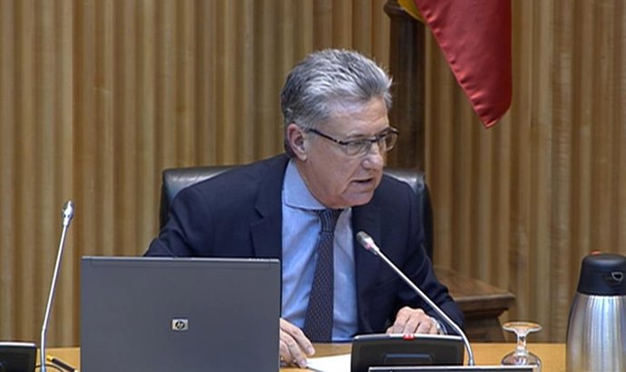 Martí Sarrate, Presidente de la Asociación Corporativa de Agencias de Viajes especializadas (ACAVe) en su intervención este viernes en la Comisión de Industria, Comercio y Turismo.