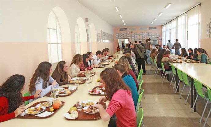 Comedor de la residencia universitaria Hernán Cortés de Badajoz