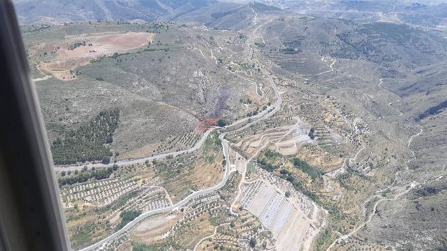 Incendio en Enix (Almería)