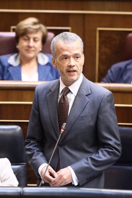 Antonio Camacho, en su etapa como ministro del Interior 