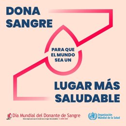 Cartel del Día Mundial del Donante de Sangre