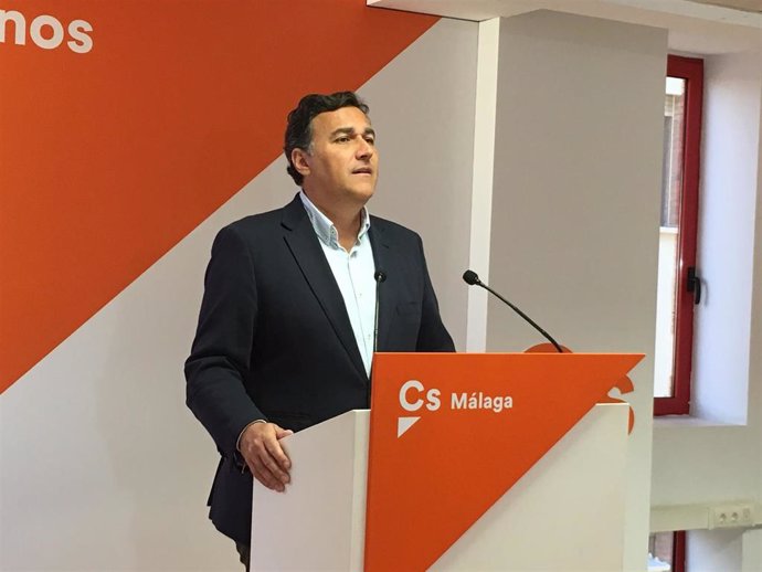 El parlamentario andaluz de Ciudadanos y portavoz del partido en Málaga, Carlos Hernández White.