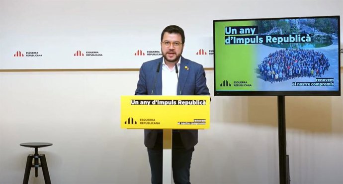 El vicepresident del Govern i coordinador nacional d'ERC, Pere Aragons.