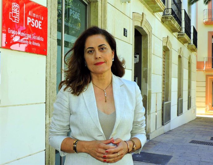 La concejala del PSOE en el Ayuntamiento de Almería, Carmen Aguilar. 