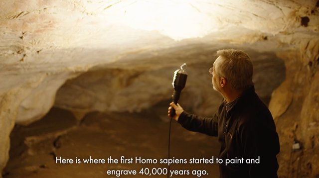 Imagen de la Cueva de El Castillo en el documental