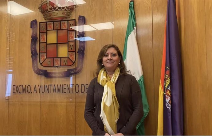 La viceportavoz del PP en el Ayuntamiento de Jaén, Reyes Chamorro. 