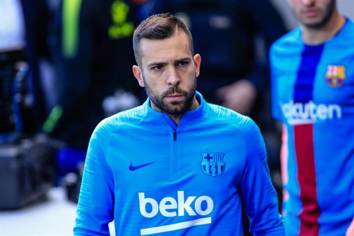 El jugador del FC Barcelona Jordi Alba