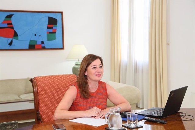 La presidenta del Govern, Francina Armengol, participa en la decimocuarta reunión de la Conferencia de presidentes de Sánchez con CCAA.
