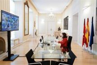 Ayuso califica como "buena iniciativa" del Gobierno las videoconferencias de presidentes que hoy terminan