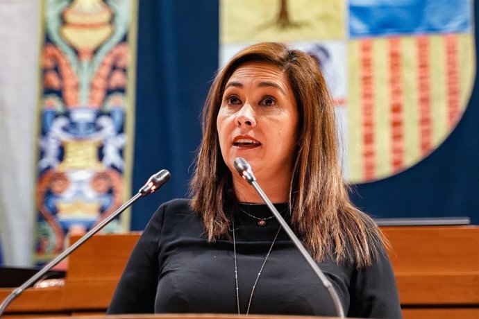 La diputada portavoz de Ciudadanos (Cs) en materia sanitaria en las Cortes de Aragón, Susana Gaspar.