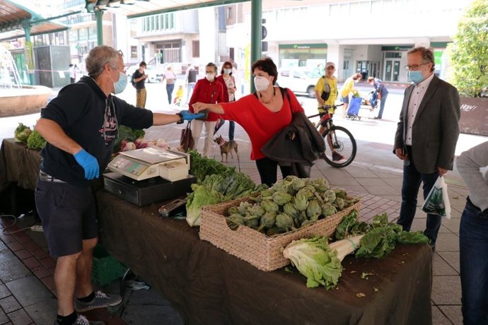 María Sánchez, en el Ecomercado.