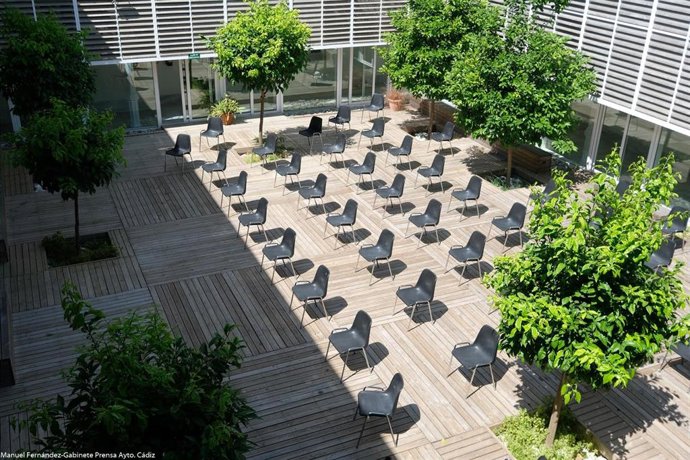 Patio ECCO adaptado para conciertos por el coronavirus