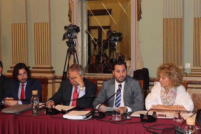 Imagen del Grupo Municipal del PP en el Ayuntamiento de Huelva. 