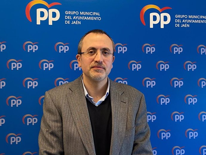 El portavoz del PP en el Ayuntamiento de Jaén, Manuel Bonilla. 
