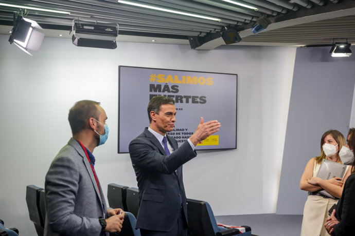 El presidente del Gobierno, Pedro Sánchez