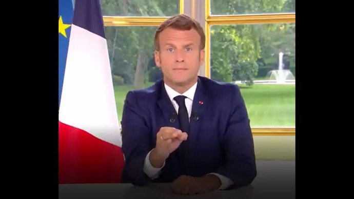 Coronavirus.-Macron anuncia una nueva fase desde el lunes con reapertura de bare
