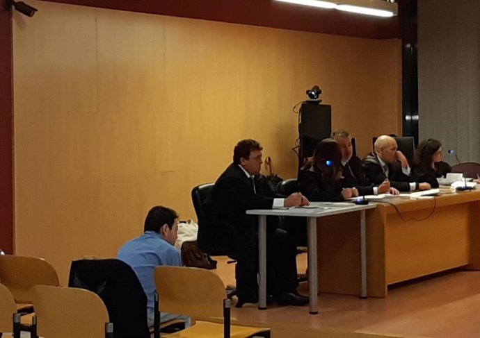 Sesión de lectura del veredicto del juicio por la muerte de Silvia Hernández,en noviembre de 2019