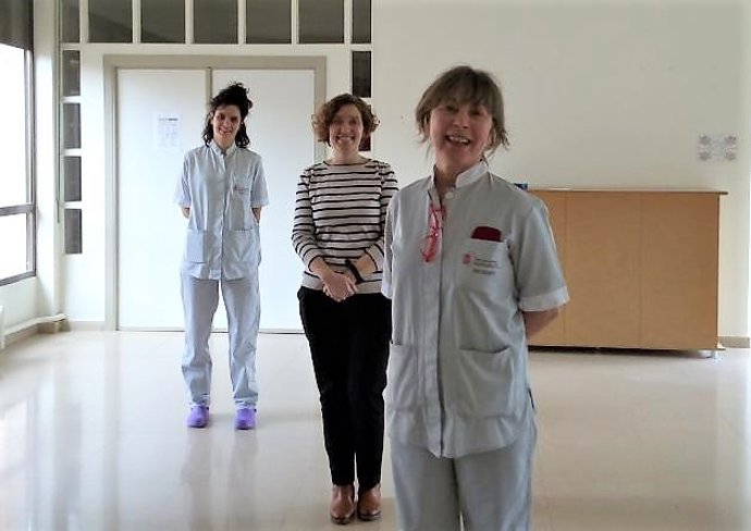 De izda. A dcha.: Amaiur Umerez, Marta Ibarra y Montse Fernández.