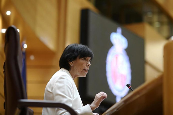 La ministra de Educación y Formación Profesional, Isabel Celaá, el pasado 4 de junio en una comparecencia en el Senado.