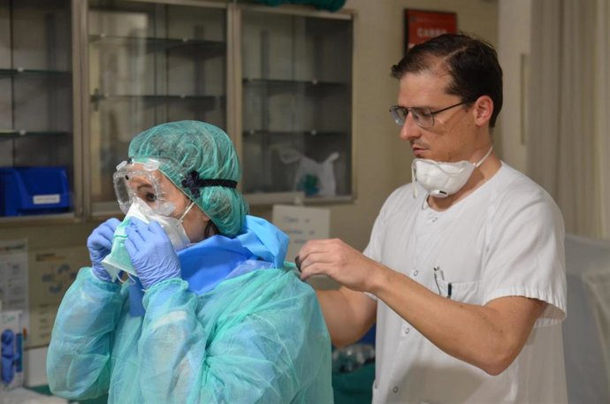 Profesionales del Hospital Reina Sofía