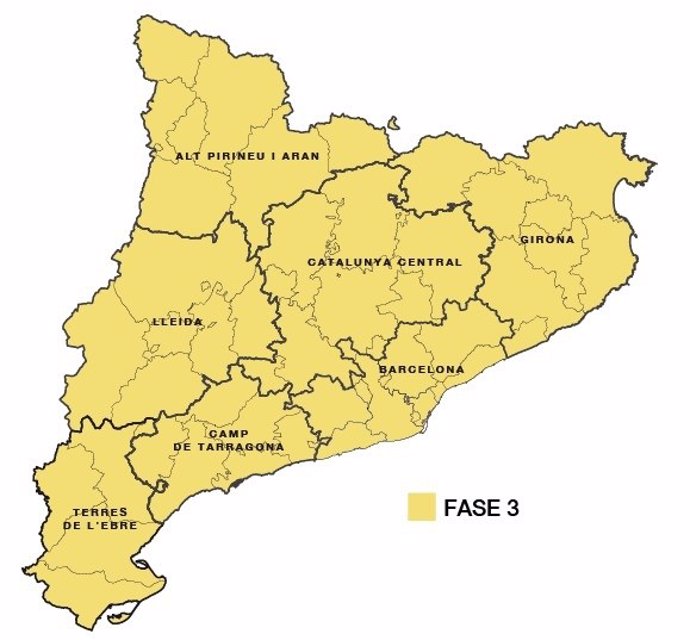 Proposta del Govern d'avanar Barcelona i Lleida a la fase 3