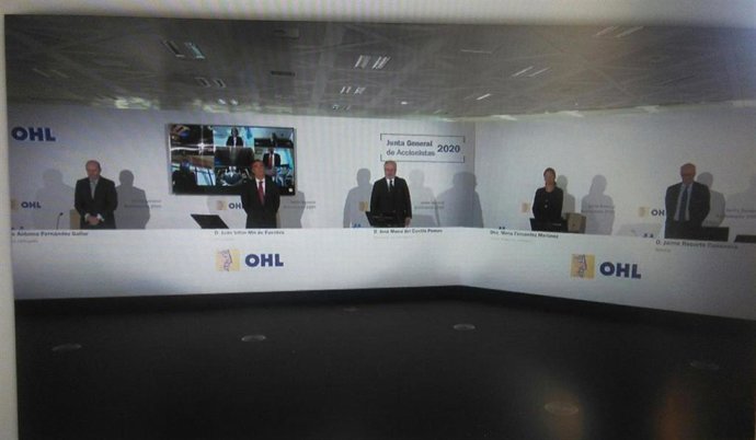 Junta de accionistas de OHL celeberada de forma telemática