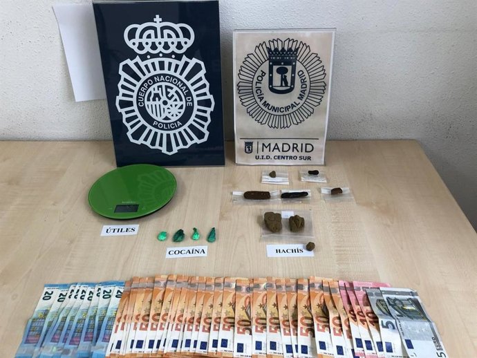 Desmantelado un importante punto de venta de droga en el distrito Centro