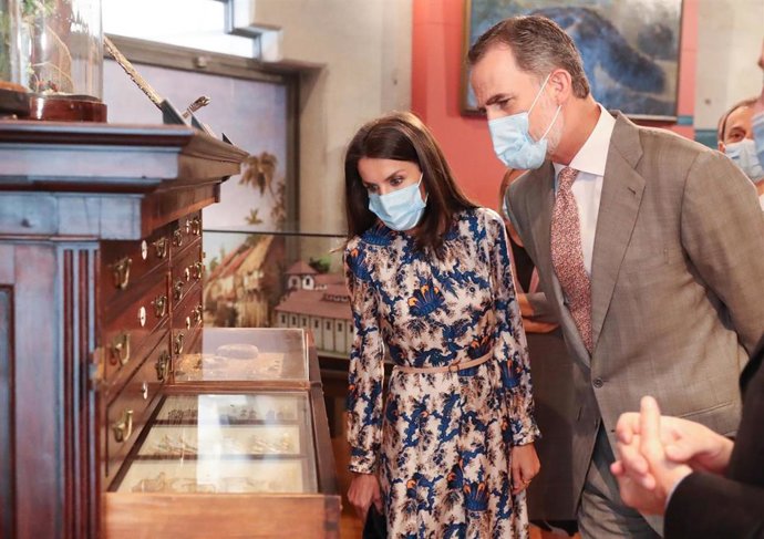 Los Reyes Felipe y Letizia visitan el Museo Nacional de Ciencias Naturales (MNCN-CSIC)