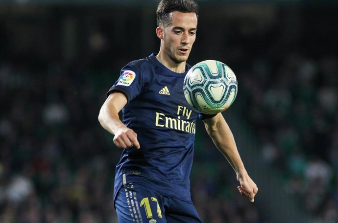El jugador del Real Madrid Lucas Vázquez en un partido contra el Real Betis en el Benito Villamarín
