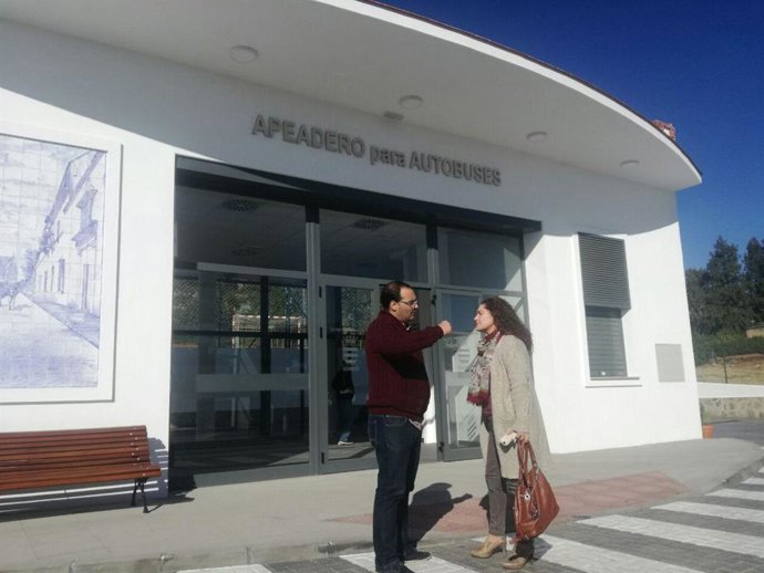 Huego Palomares junto a Inmaculada Nieto, en una imagen de archivo