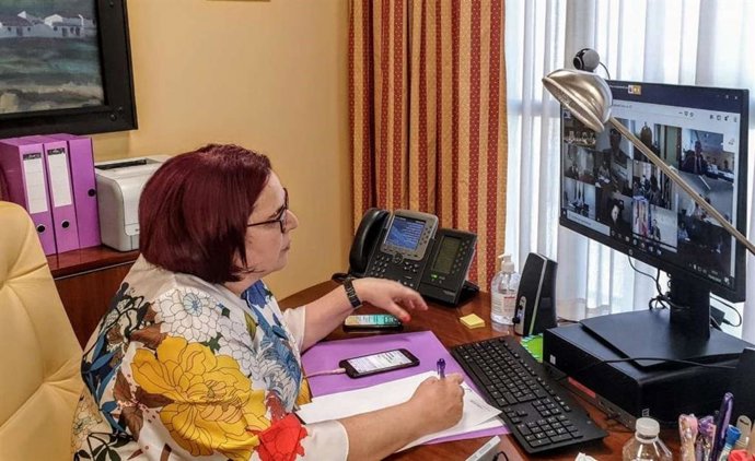 La consejera de Agricultura, Desarrollo Rural, Población y Territorio, Begoña García Bernal