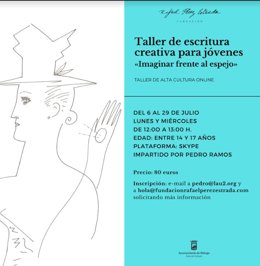 Curso de escritura creativa de la Fundación Rafael Pérez Estrada para jóvenes de entre 14 y 17 años