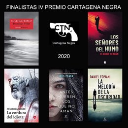 Novelas finalistas del Festival de Novela Cartagena Negra 2020