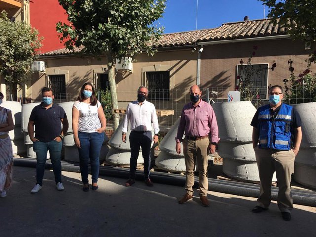 Visita a las obras de la calle Andújar