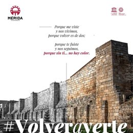 Imagen de la campaña 'Mérida, volver a verte'