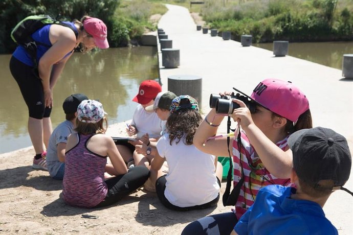 Acción de educación medioambiental de la Diputación de Barcelona