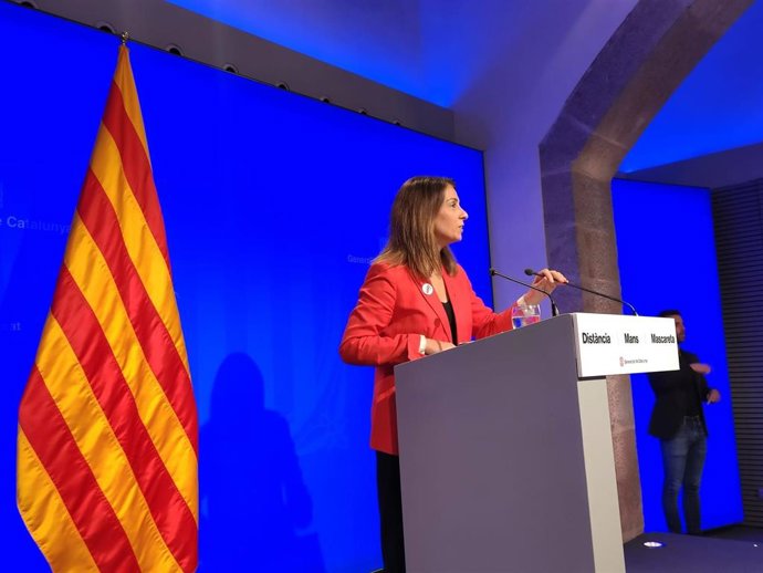 La consellera de Presidencia y portavoz del Govern, Meritxell Budó.