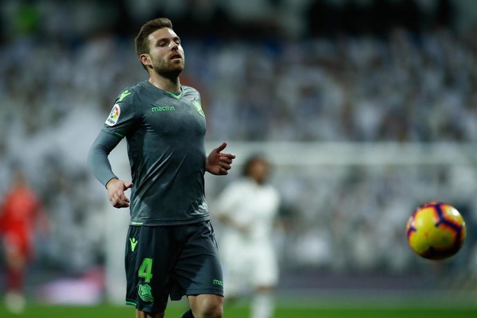 Asier Illarramendi durante un partido ante el Real Madrid de LaLiga Santander 2018-2019