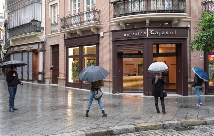 Sede de la Fundación Cajasol en Sevilla, foto de archivo