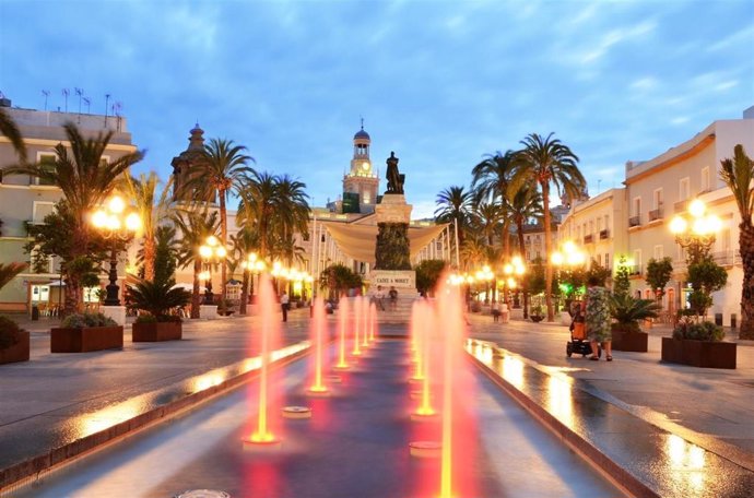 Plaza de San Juan de Dios en Cádiz