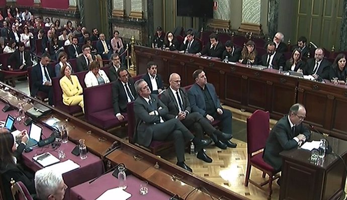 L'exconseller de la Presidncia de la Generalitat de Catalunya, Jordi Turull, al Trubunal Suprem.