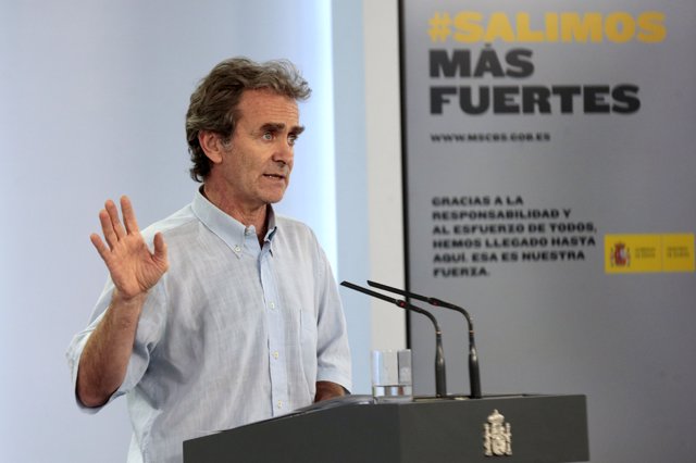 Fernando Simón en la rueda de prensa